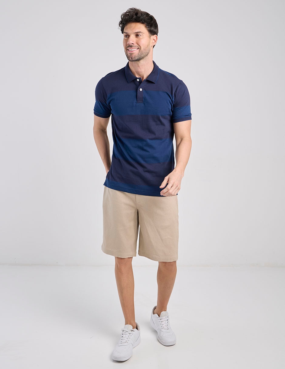 Bermuda Jbe de lino para hombre