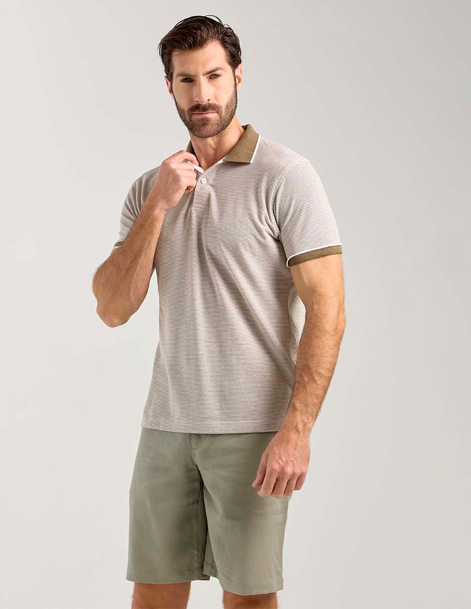 Bermuda de lino para hombre Bermuda de lino para hombre