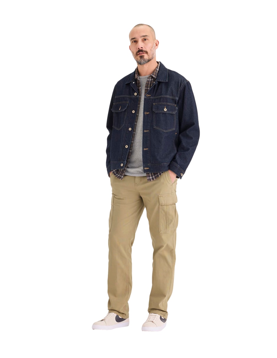 Pantalón cargo recto Dockers de algodón para hombre