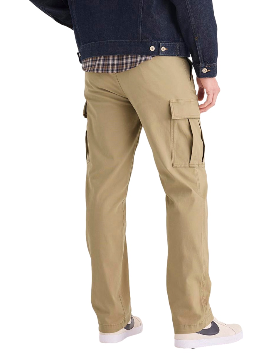 Pantalón cargo recto Dockers de algodón para hombre