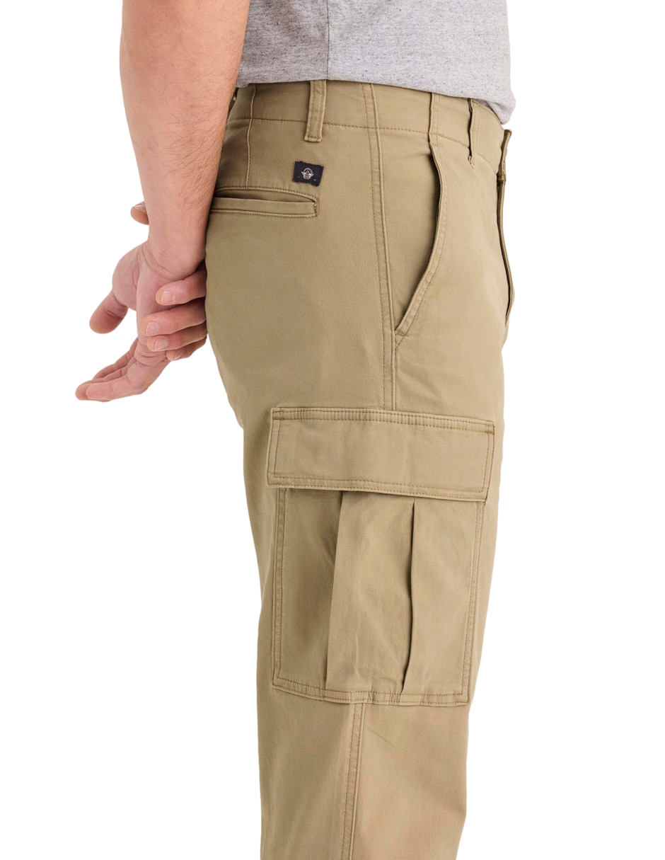 Pantalón cargo recto Dockers de algodón para hombre