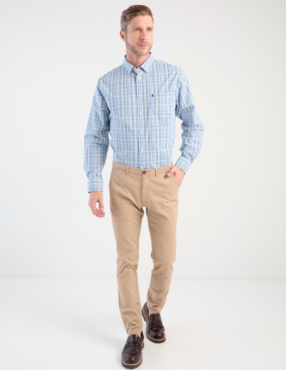 Pantalón chino slim de algodón para hombre 3
