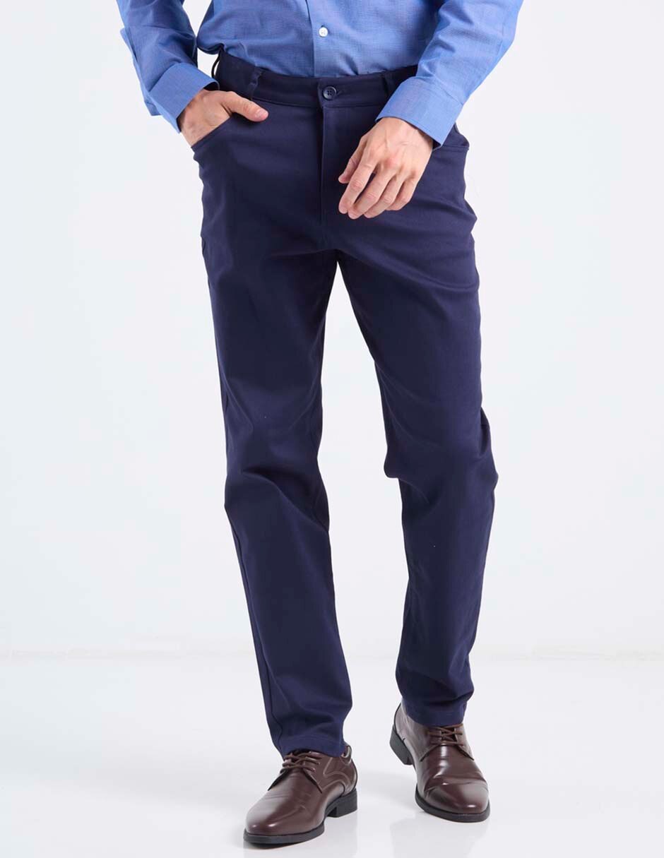 Pantalón straight Oscar de la Renta de algodón para hombre