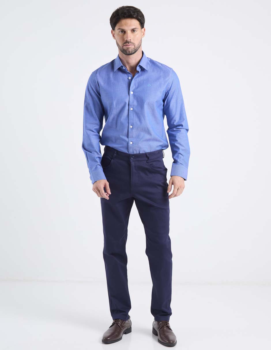 Pantalón straight de algodón para hombre 3