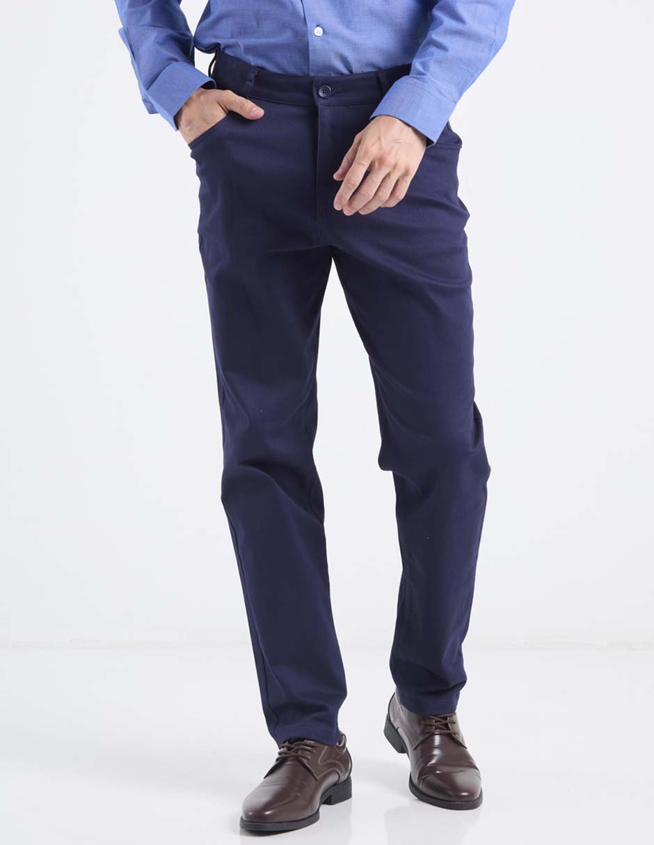 Pantalón straight de algodón para hombre Pantalón straight de algodón para hombre