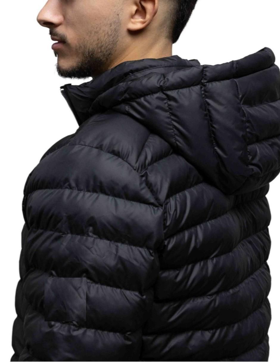 Chamarra casual Thats Hot capucha desmontable para hombre
