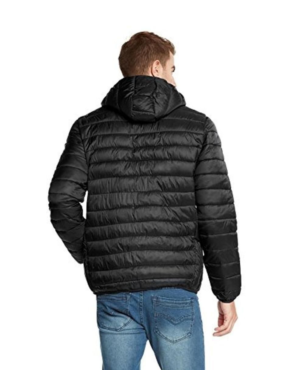 Chamarra casual Thats Hot capucha desmontable para hombre