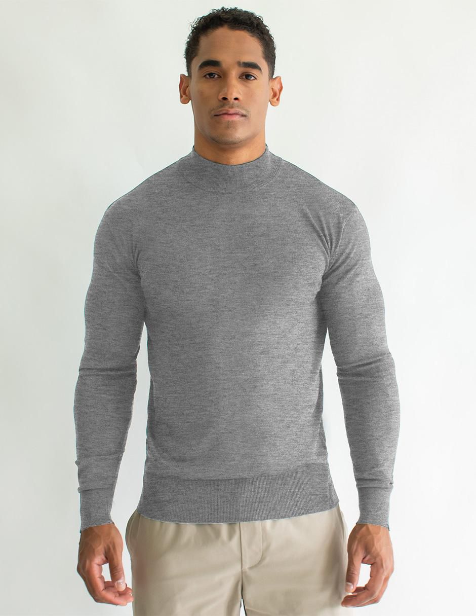 Suéter cuello alto para hombre Suéter cuello alto para hombre