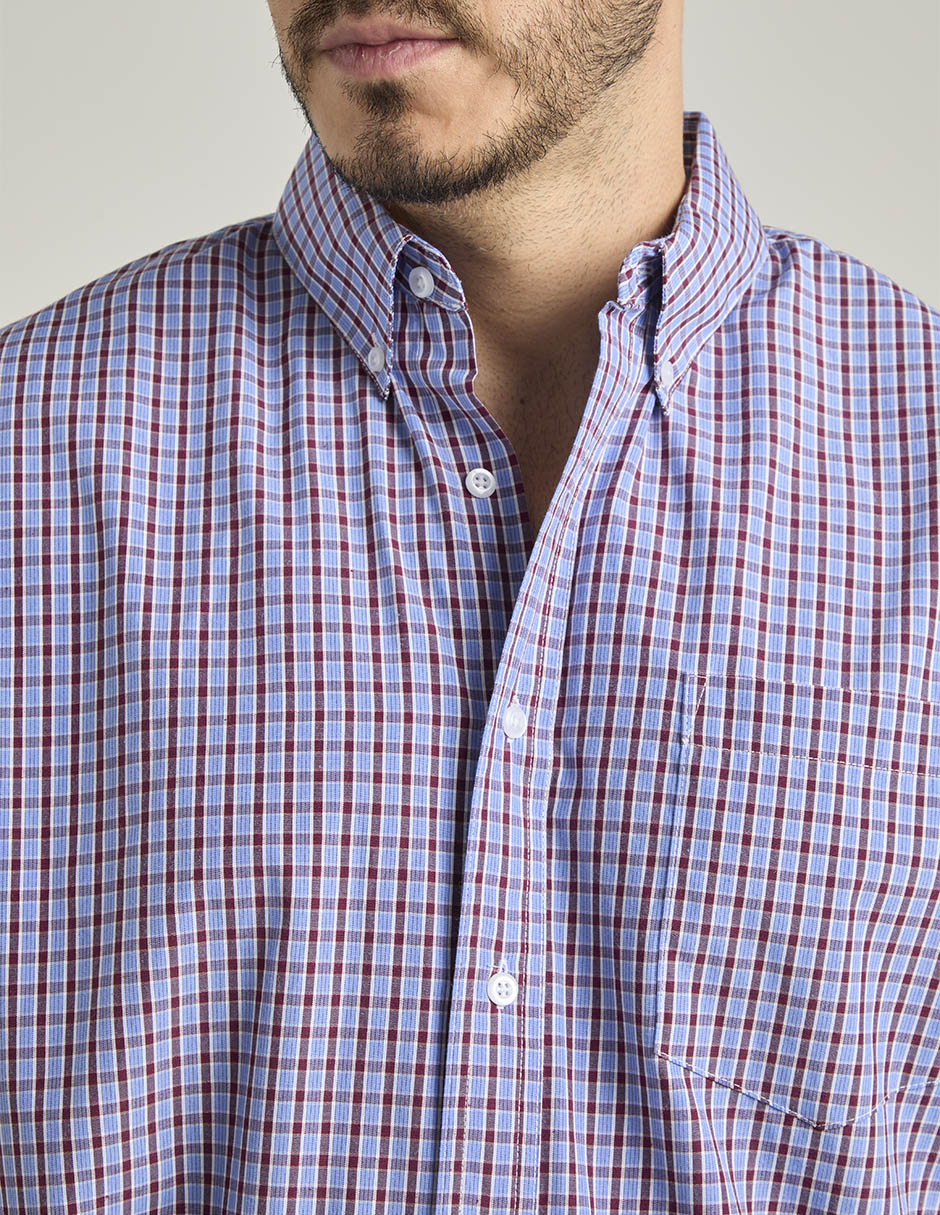 Camisa casual Cavalatti manga larga para hombre