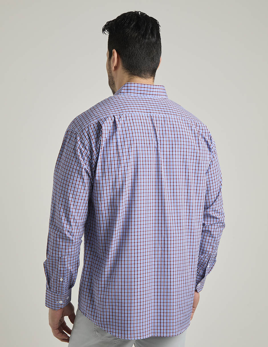 Camisa casual Cavalatti manga larga para hombre