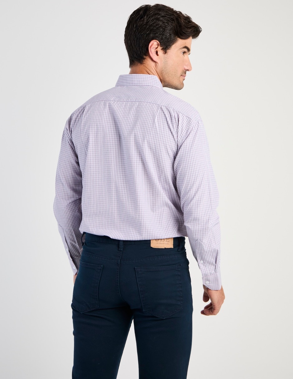 Camisa casual Cavalatti manga larga para hombre