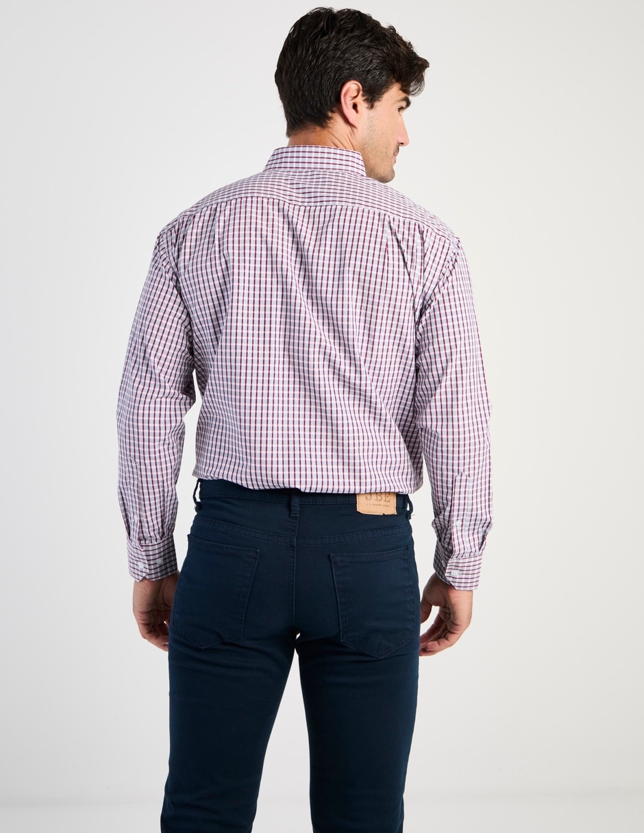 Camisa casual Cavalatti manga larga para hombre