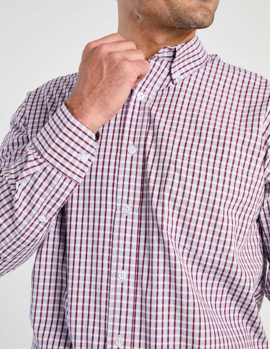 Camisa casual Cavalatti manga larga para hombre