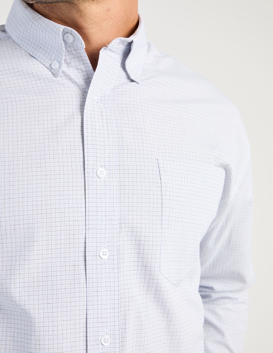Camisa casual Cavalatti manga larga para hombre