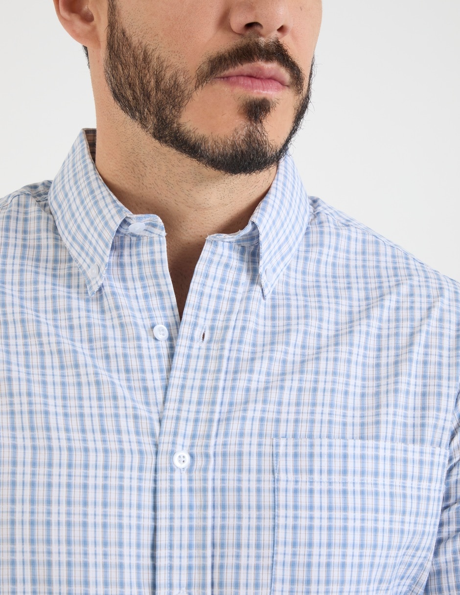 Camisa casual Regent Street manga larga para hombre