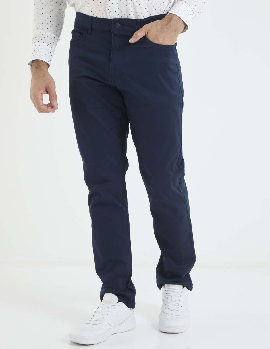 Pantalón regular de algodón para hombre Pantalón regular de algodón para hombre