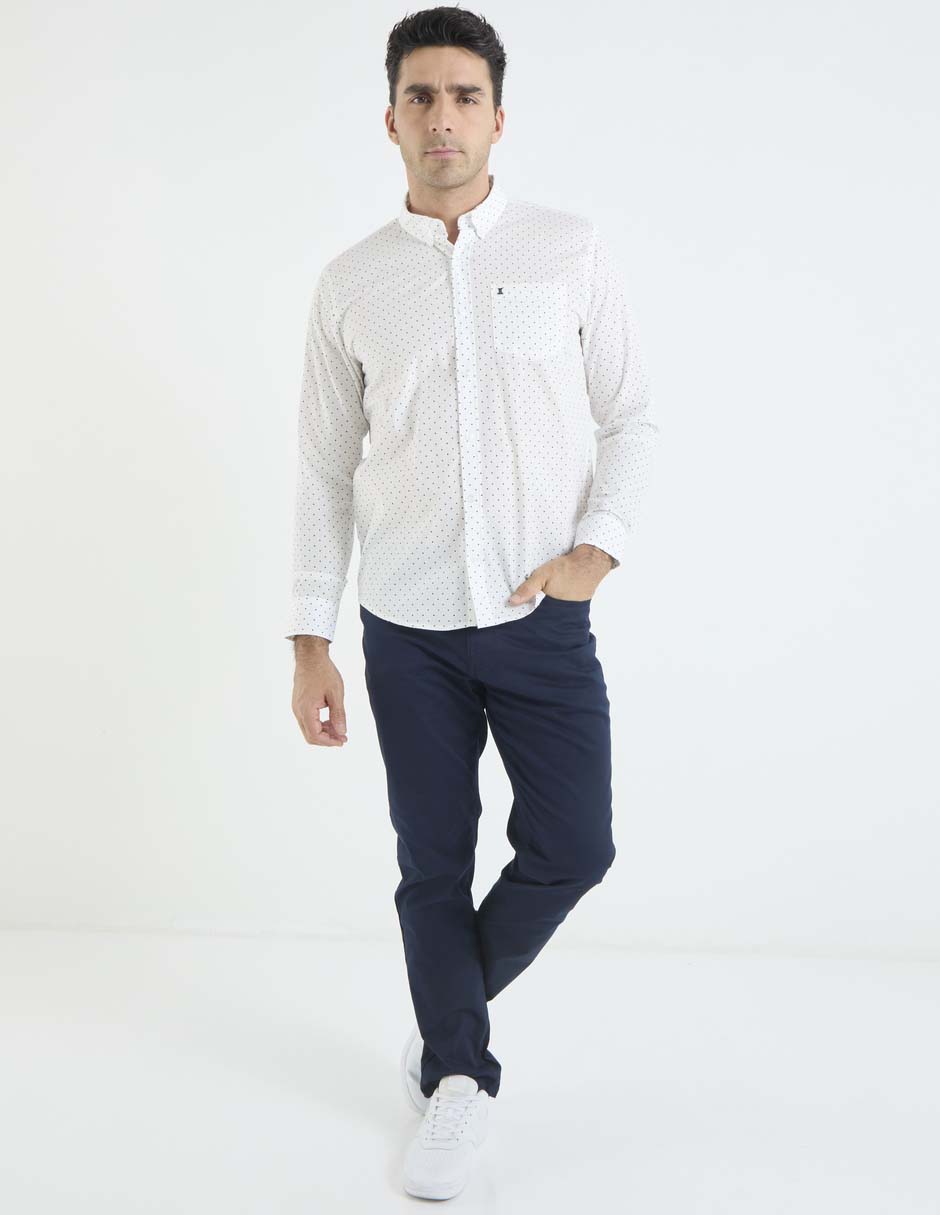 Pantalón regular de algodón para hombre 3