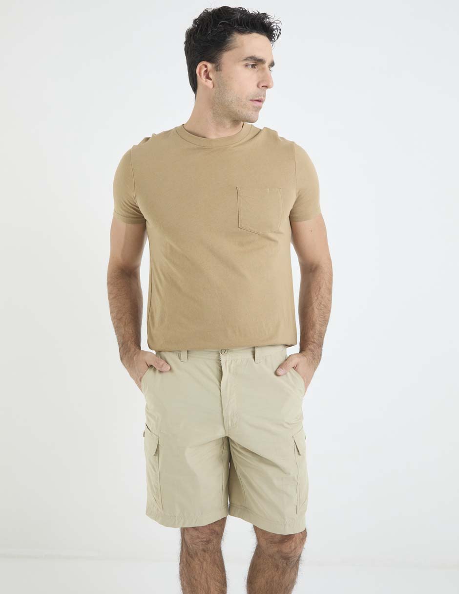Bermuda de algodón para hombre
