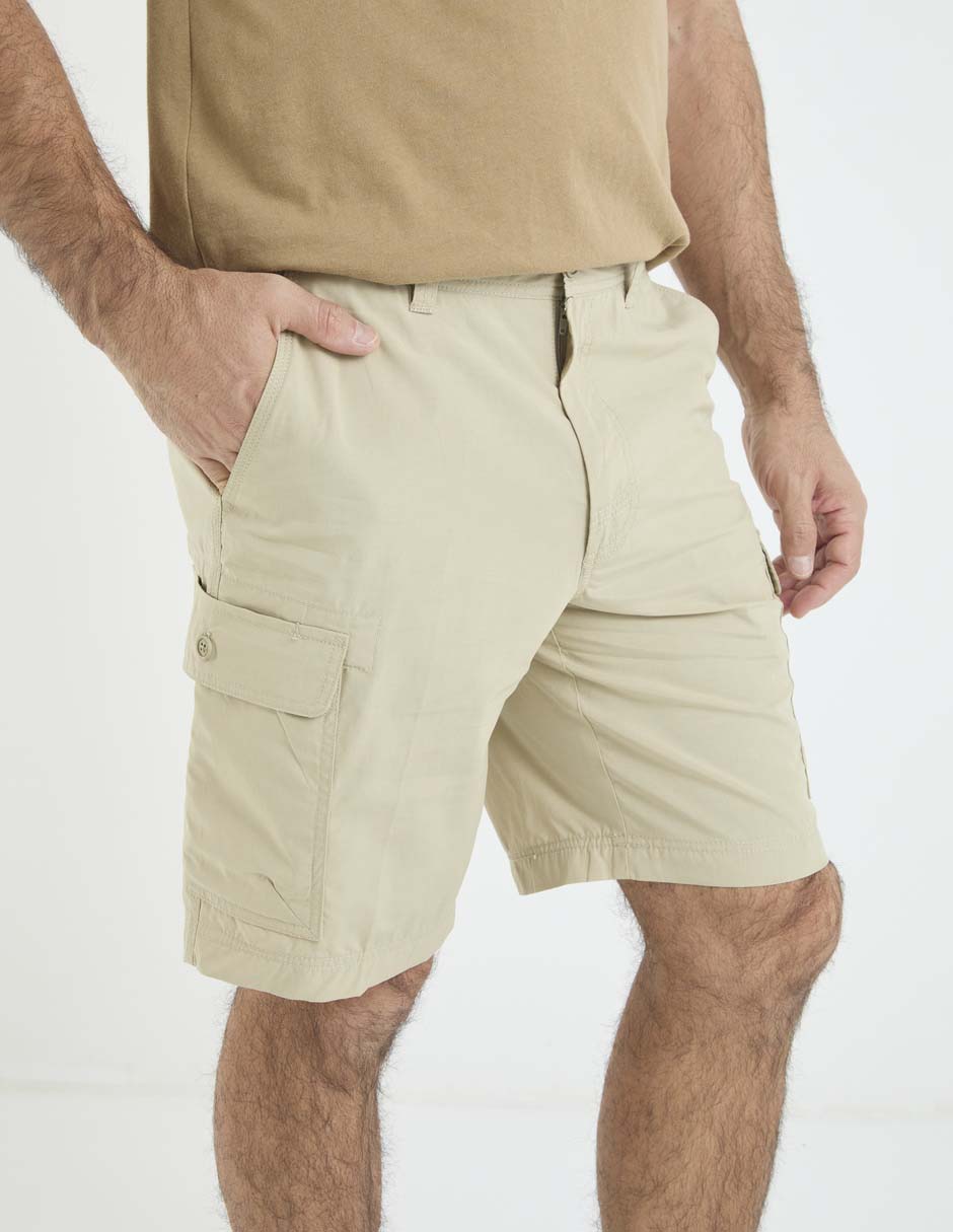 Bermuda de algodón para hombre
