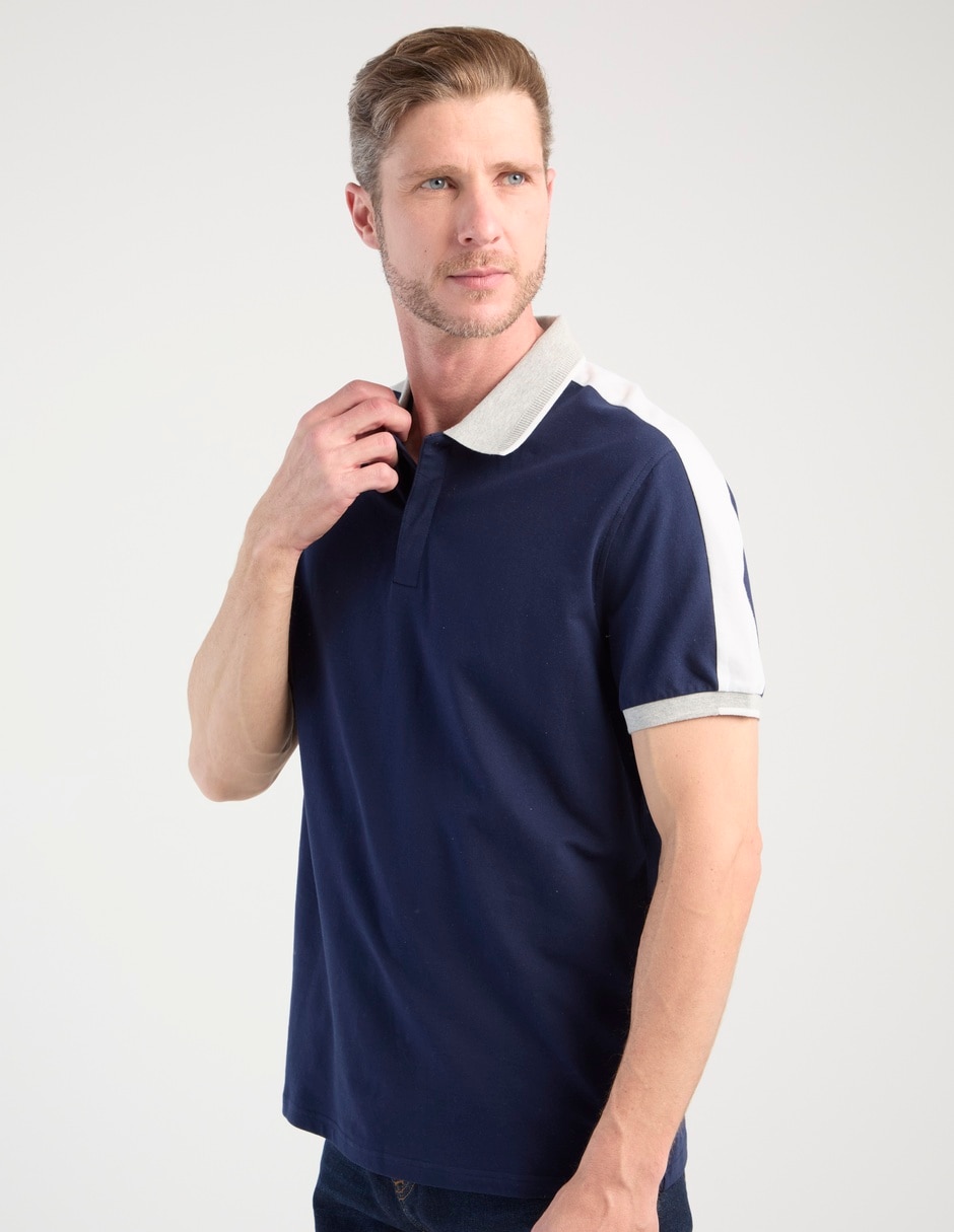 Playera tipo polo R Street para hombre