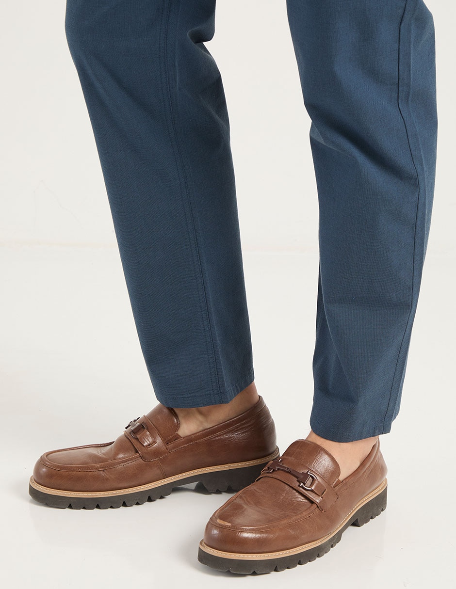 Pantalón straight de algodón para hombre 2