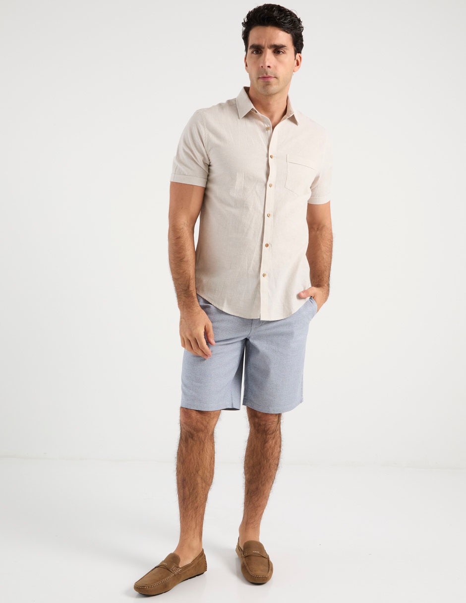 Bermuda de algodón para hombre