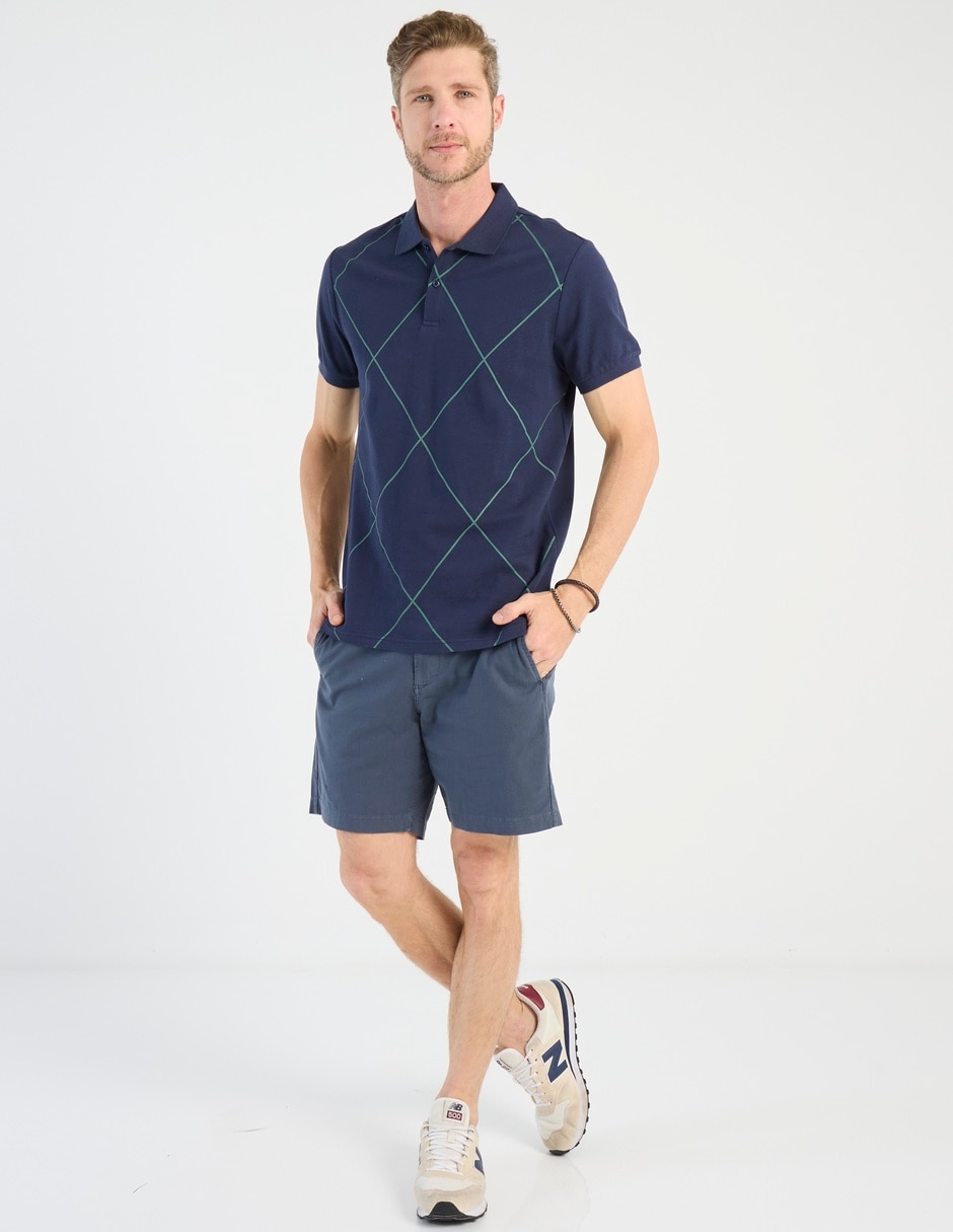 Playera tipo polo Jbe para hombre