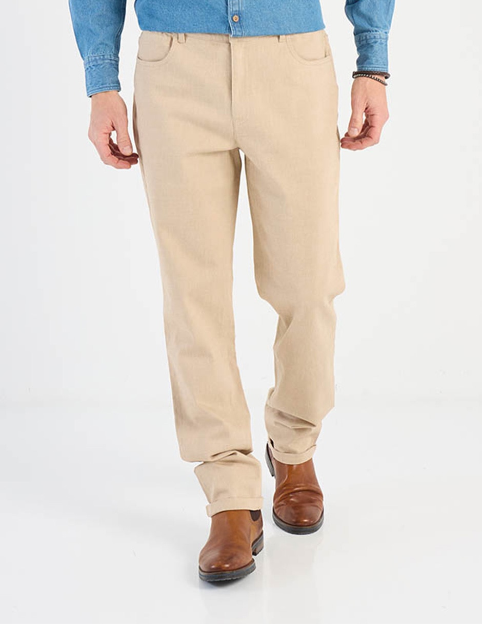 Pantalón slim de algodón para hombre Pantalón slim de algodón para hombre