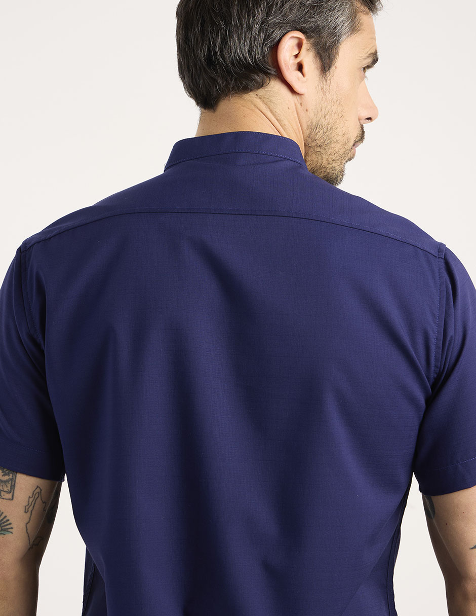 Camisa casual de algodón manga corta para hombre 2