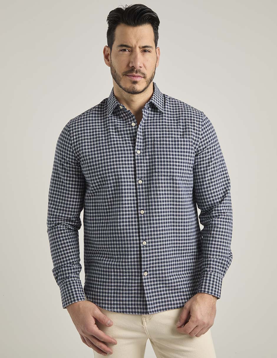 Camisa casual manga larga para hombre Camisa casual manga larga para hombre