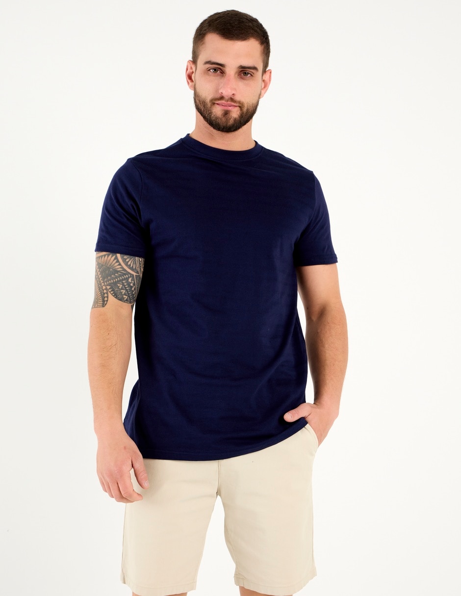 Playera cuello redondo para hombre