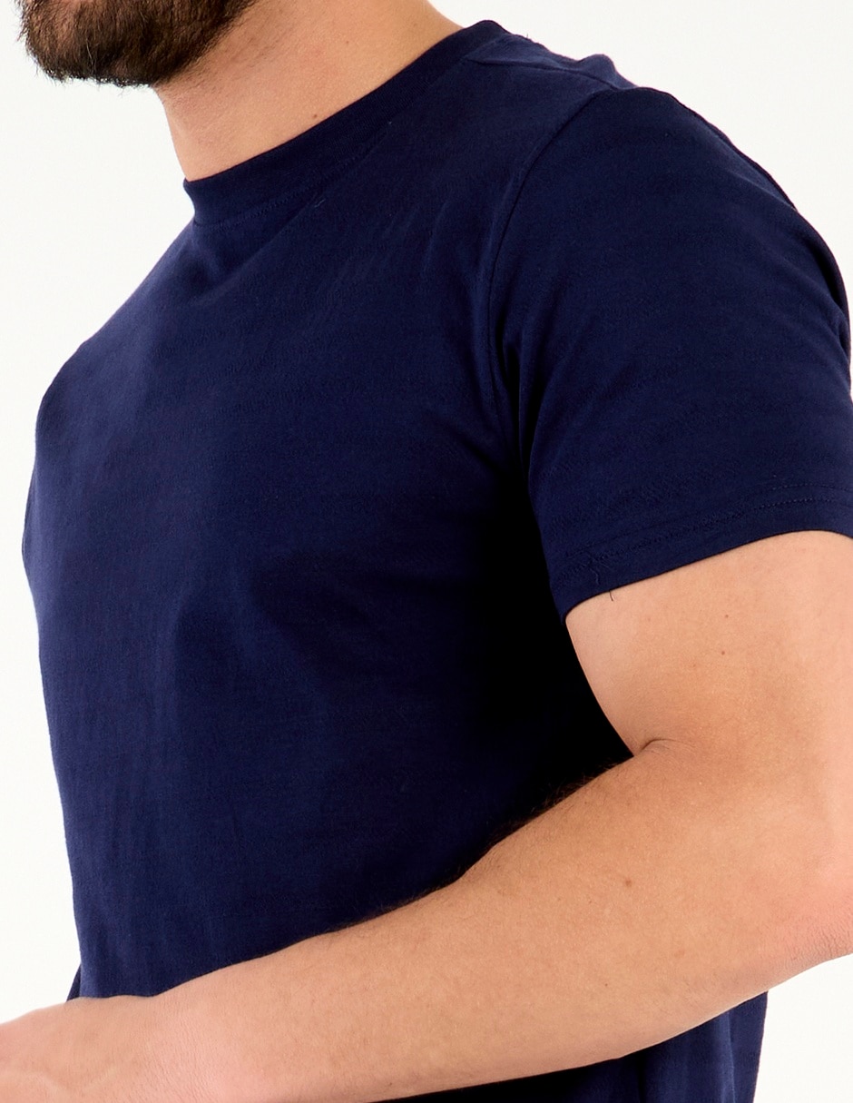 Playera cuello redondo para hombre