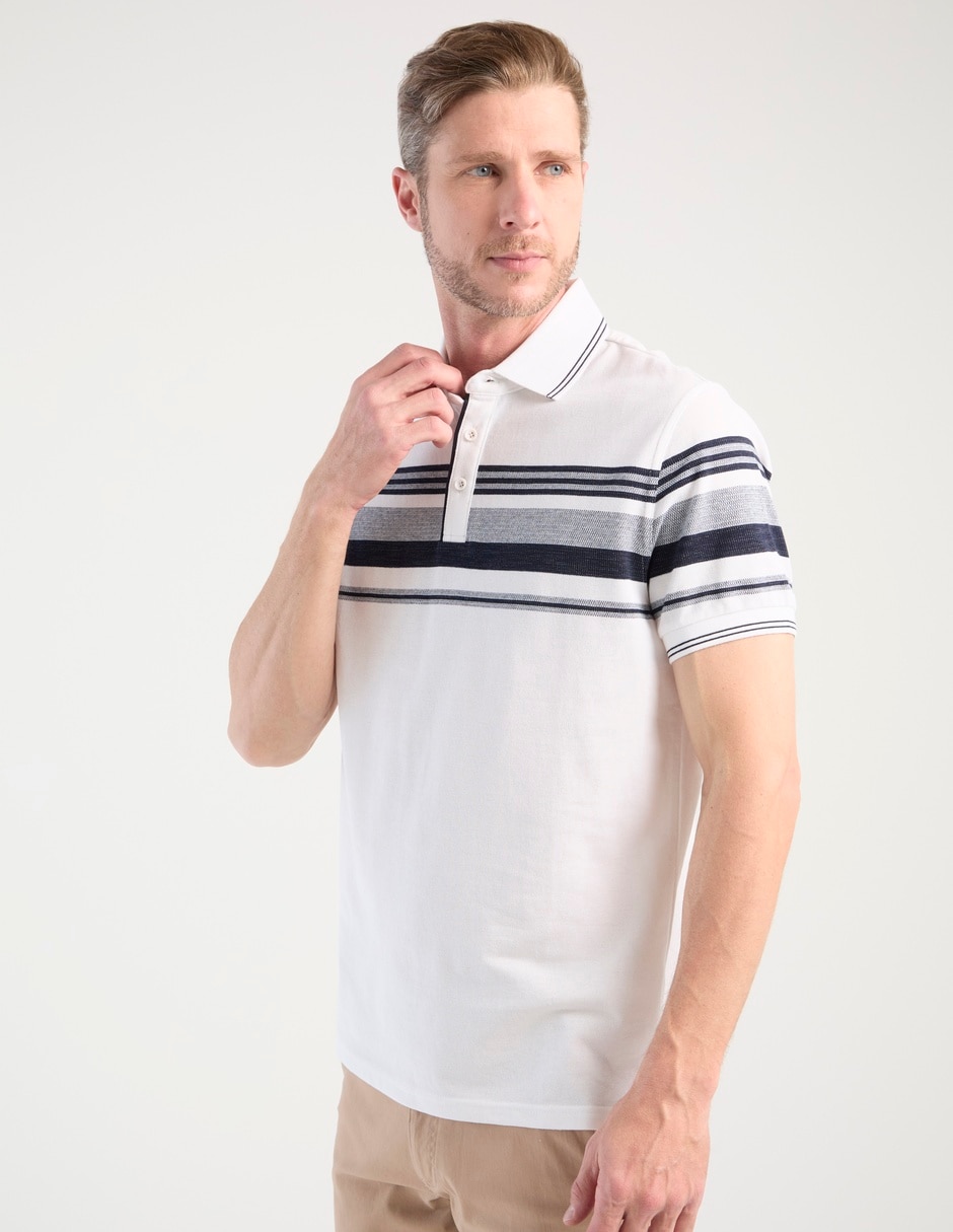 Playera tipo polo Jbe para hombre