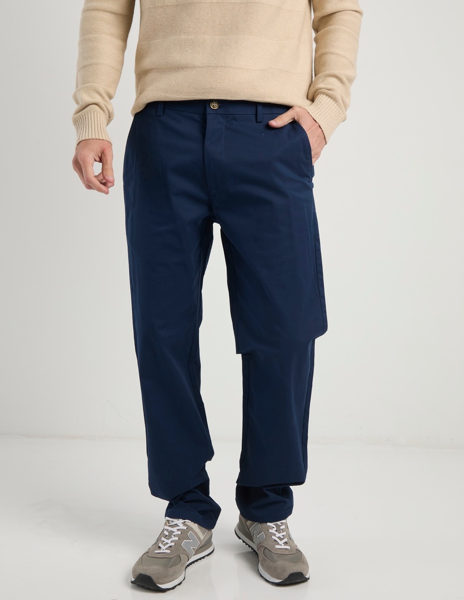 Pantalón regular Regent Street de algodón para hombre 2