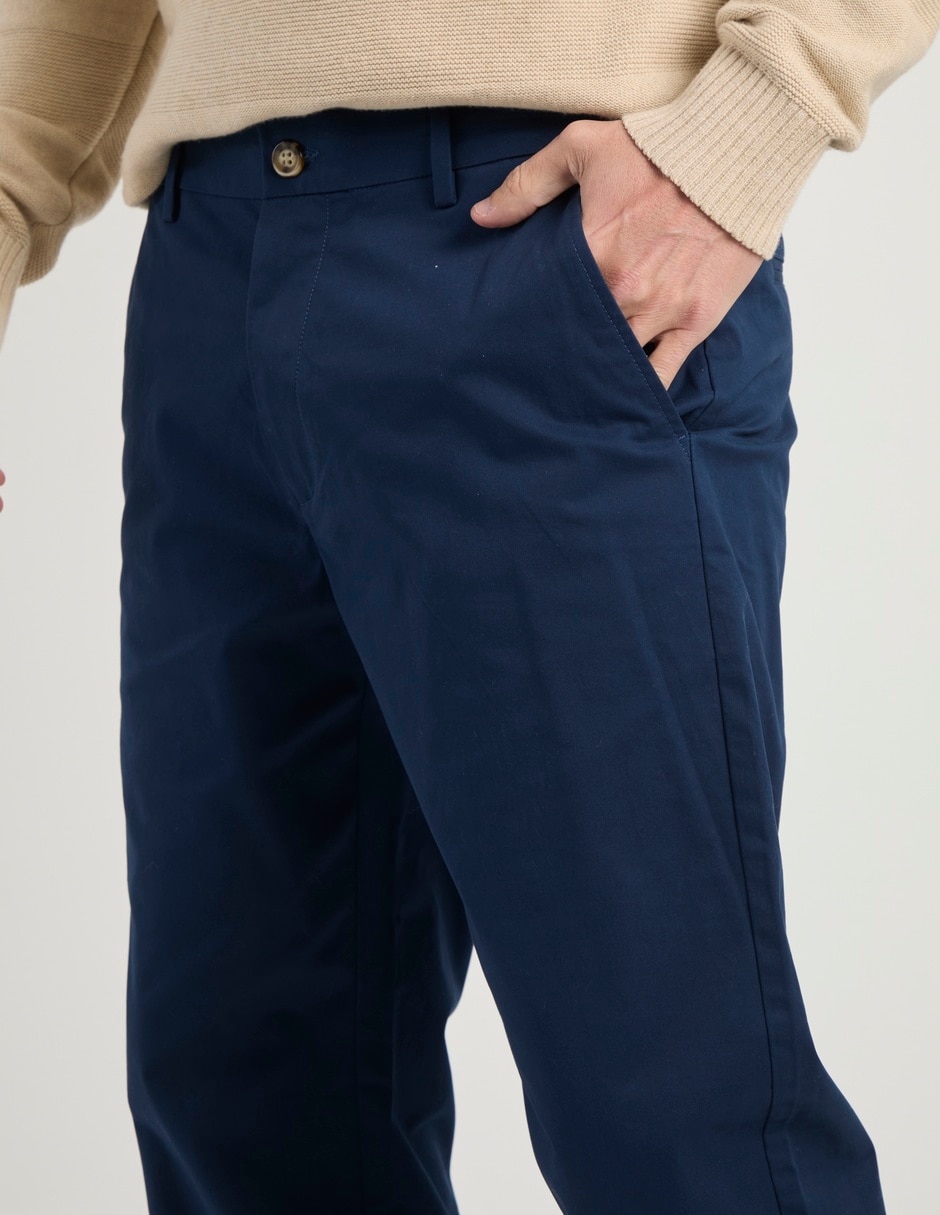 Pantalón regular Regent Street de algodón para hombre 4