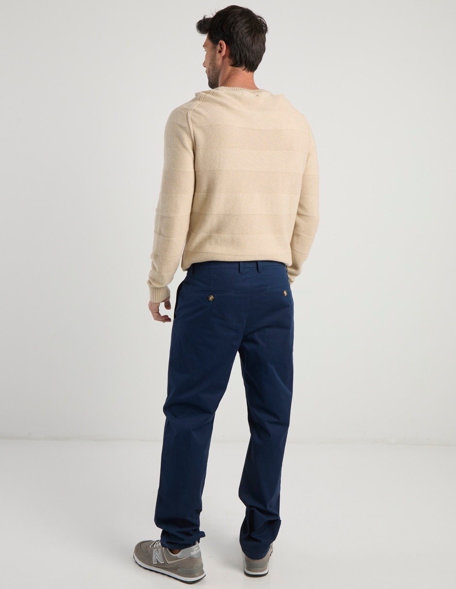 Pantalón regular Regent Street de algodón para hombre 6