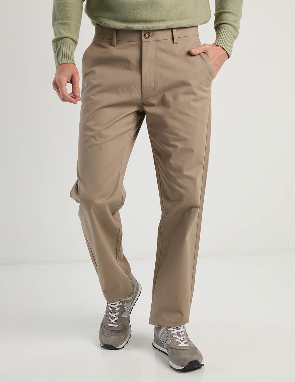 Pantalón regular Regent Street de algodón para hombre Pantalón regular Regent Street de algodón para hombre