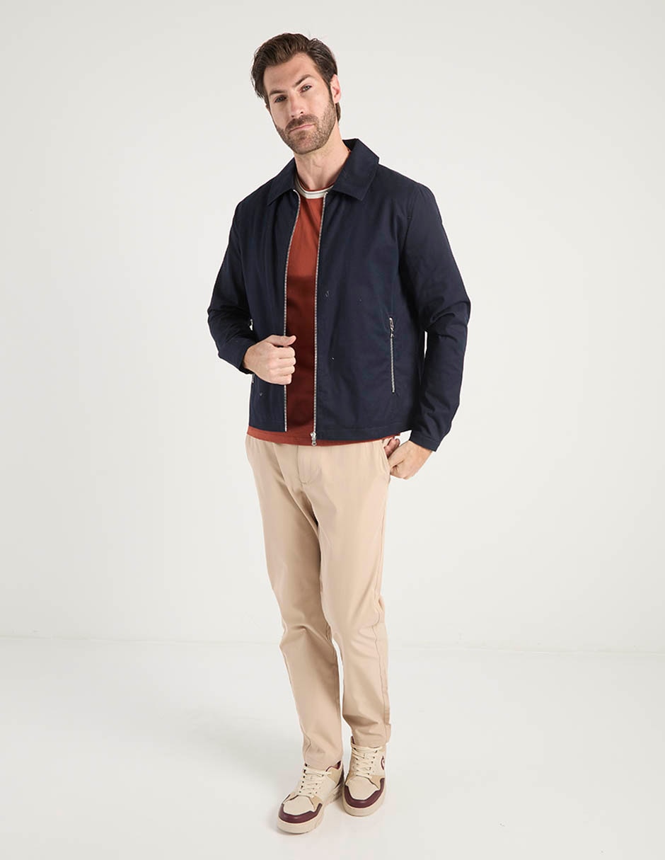 Pantalón chino slim de algodón para hombre 5