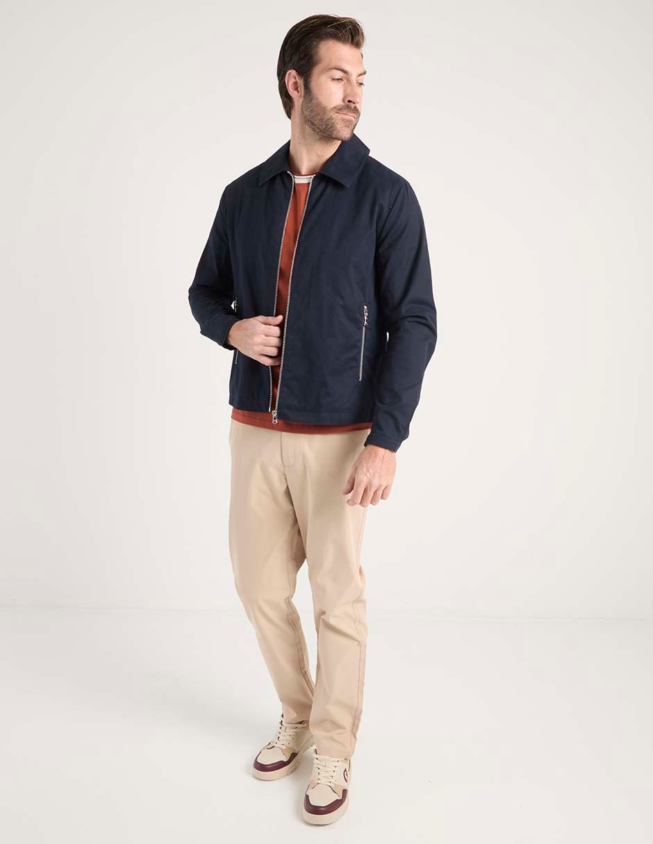 Pantalón chino slim de algodón para hombre 4