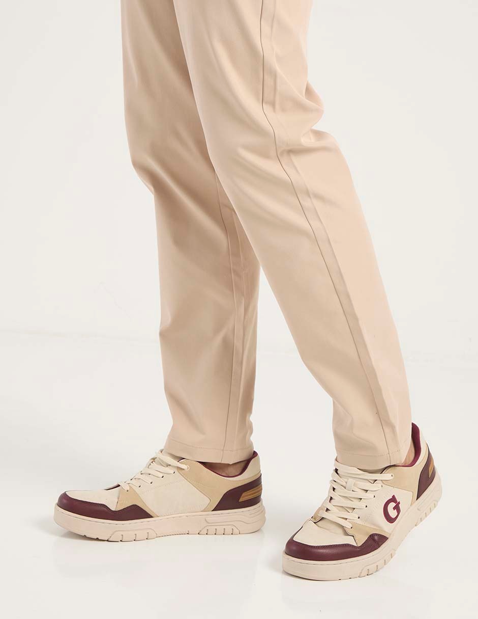 Pantalón chino slim de algodón para hombre 2