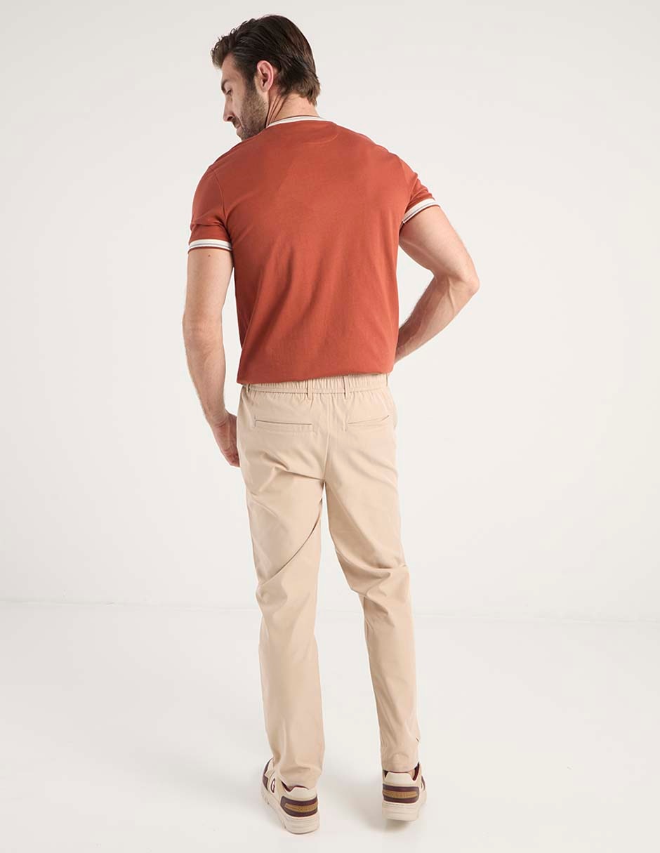 Pantalón chino slim de algodón para hombre 6