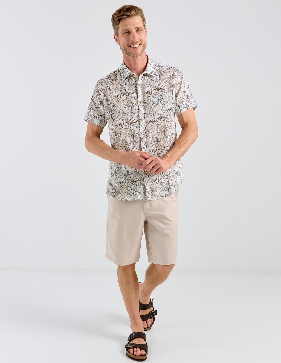 Bermuda de algodón para hombre