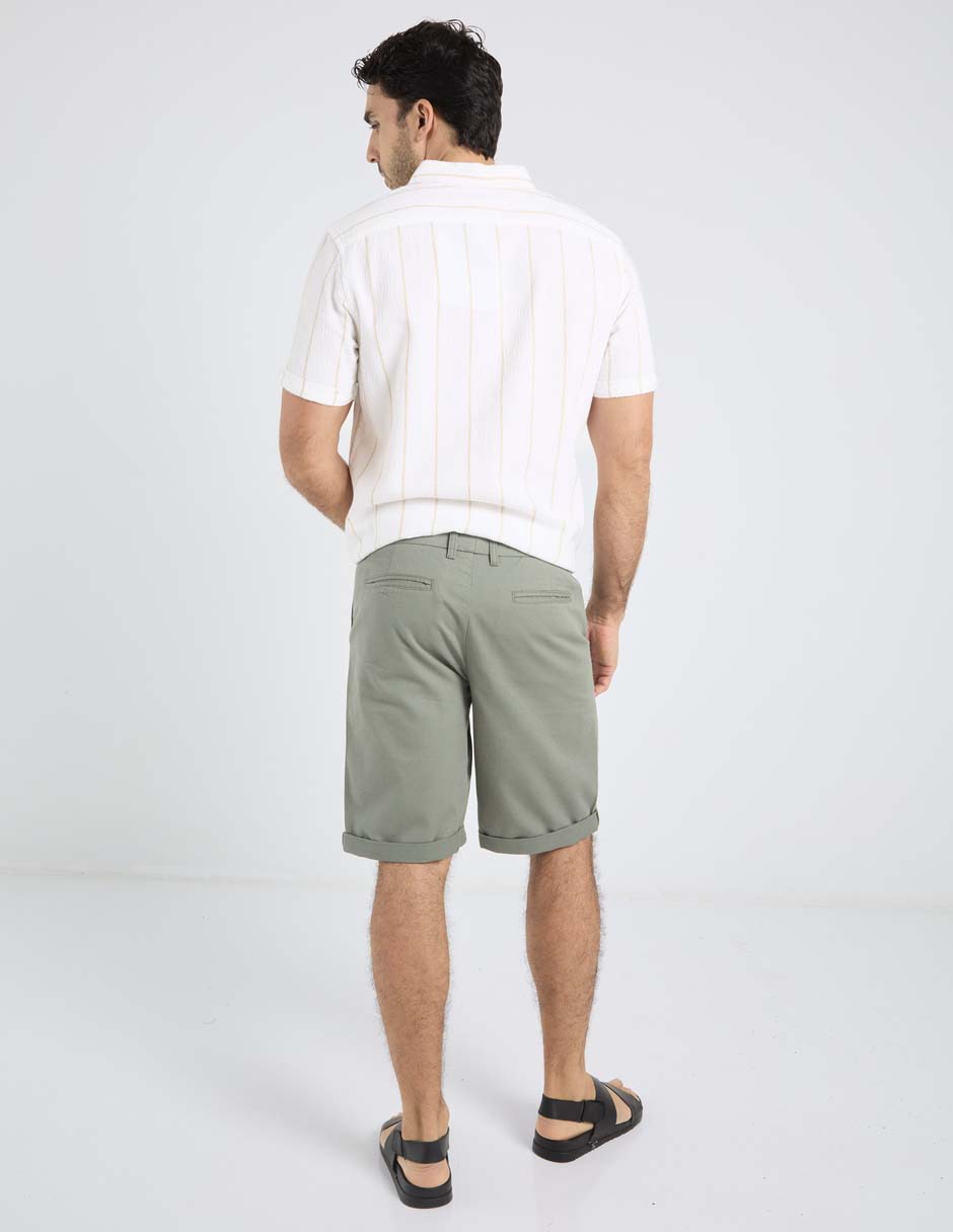 Bermuda de algodón para hombre