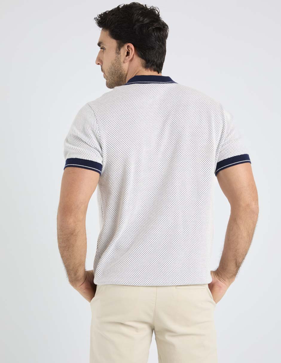 Playera tipo polo Jbe para hombre