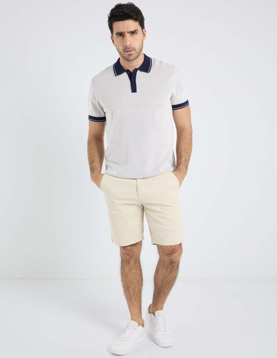 Playera tipo polo Jbe para hombre