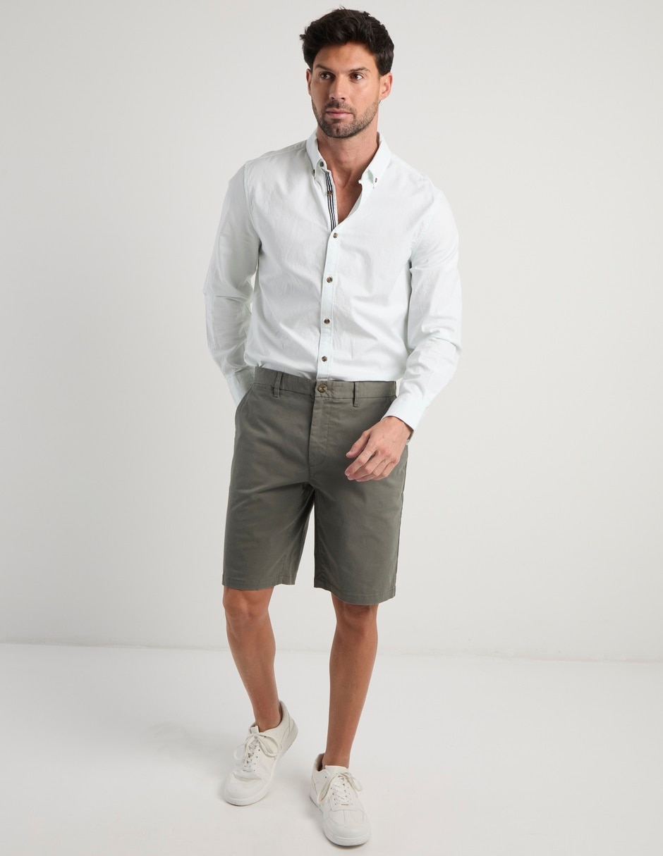 Bermuda de algodón para hombre