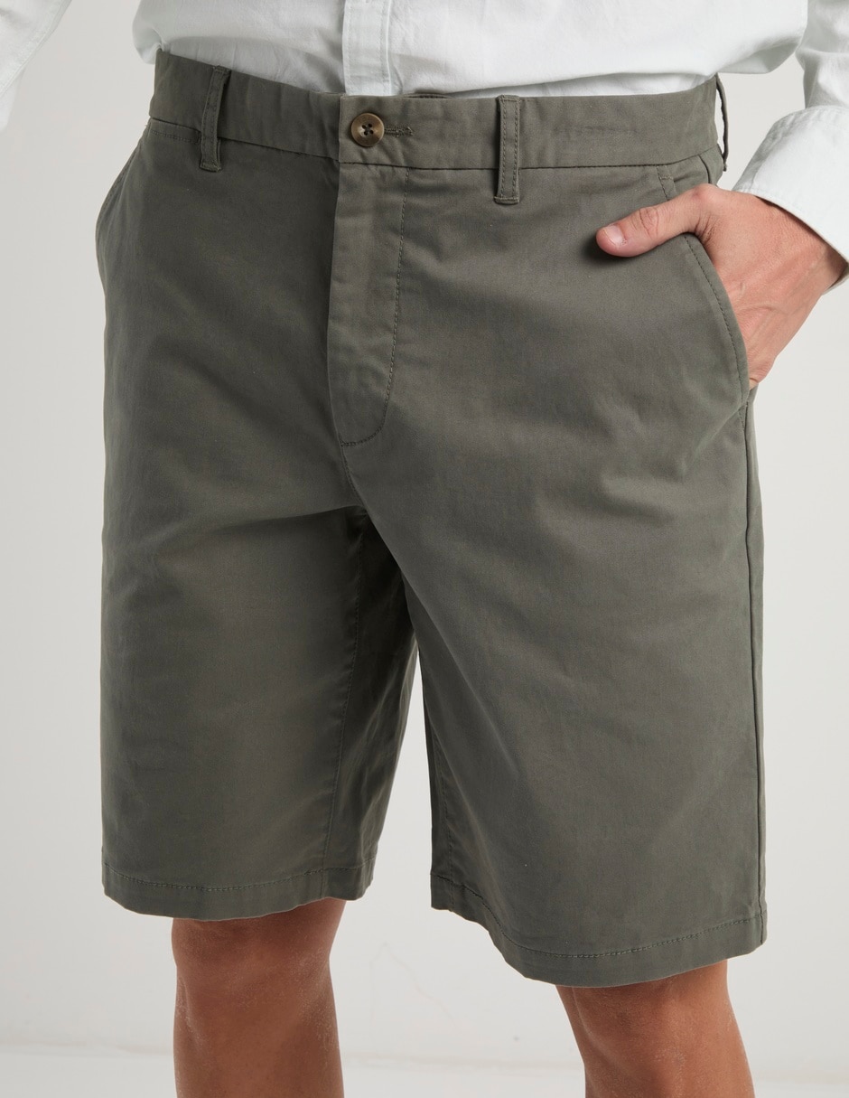 Bermuda de algodón para hombre