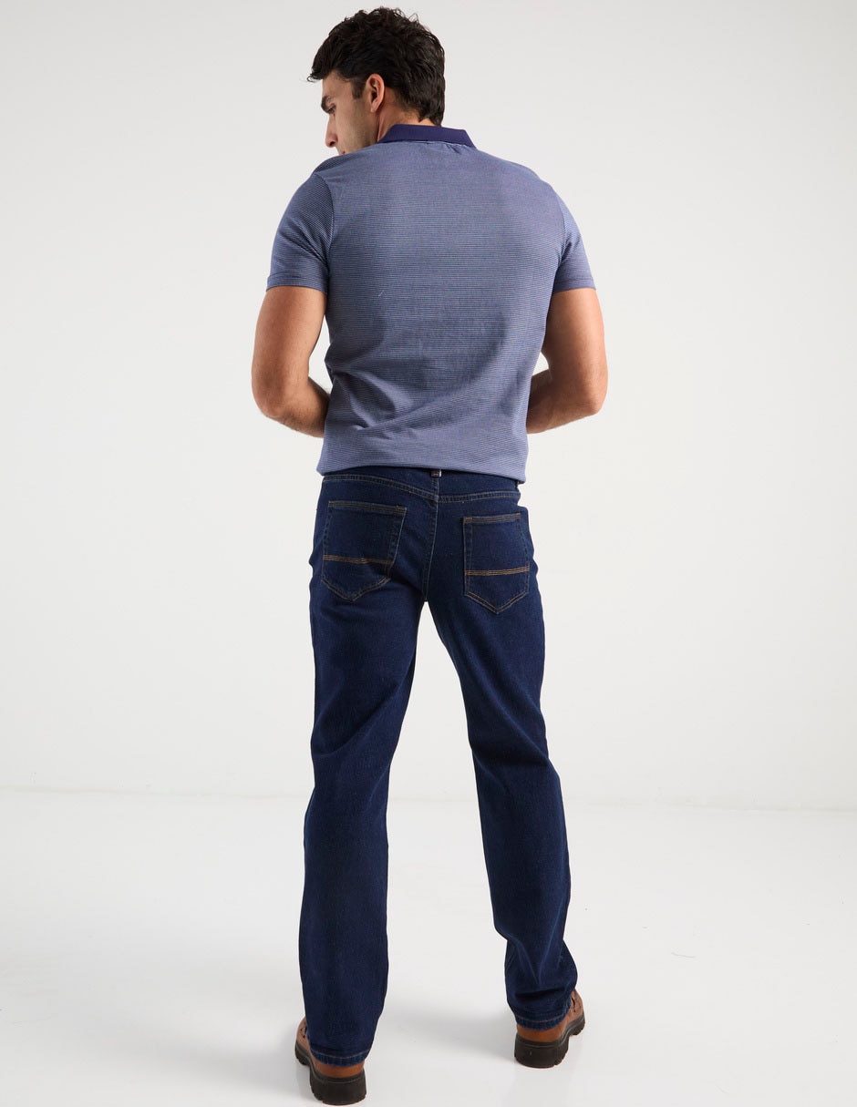 Jeans slim lavado obscuro para hombre 5