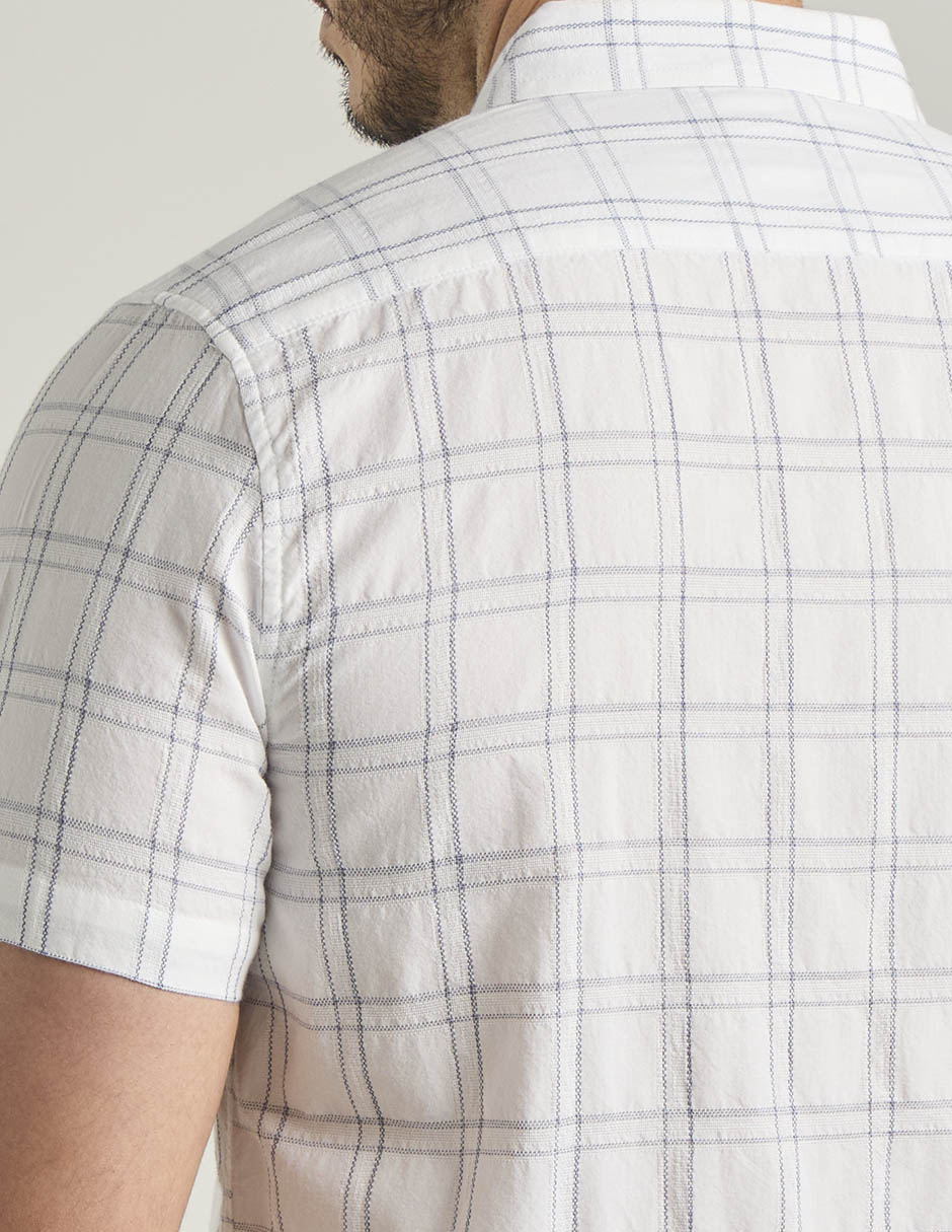Camisa casual de algodón manga corta para hombre 2