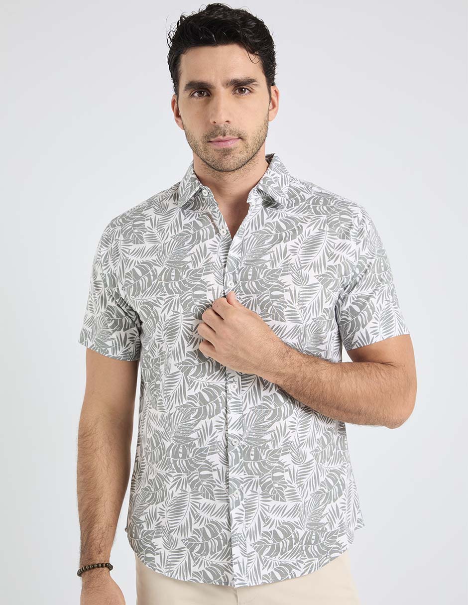 Camisa playa manga corta para hombre Camisa playa manga corta para hombre